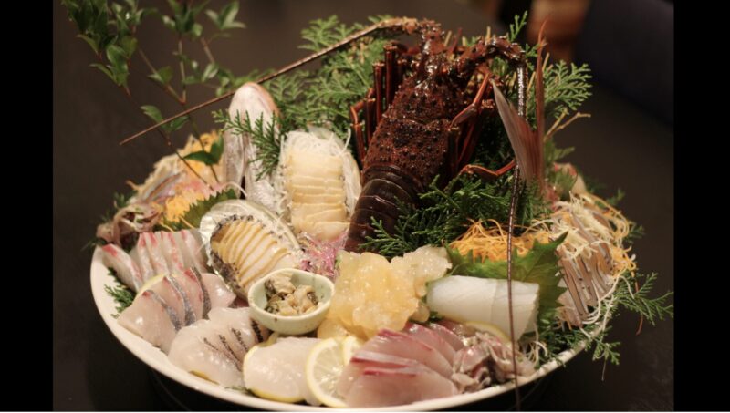 伊勢海老お造り